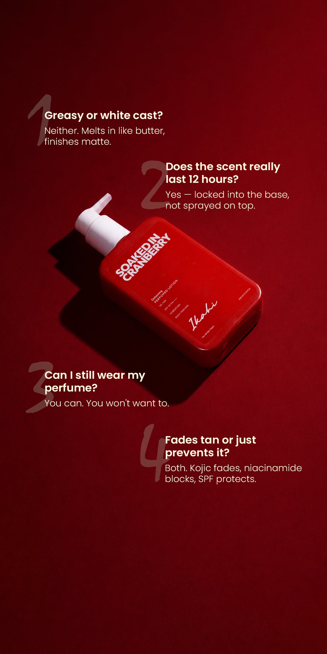 Perfume Lotion - Soaked in Cranberry